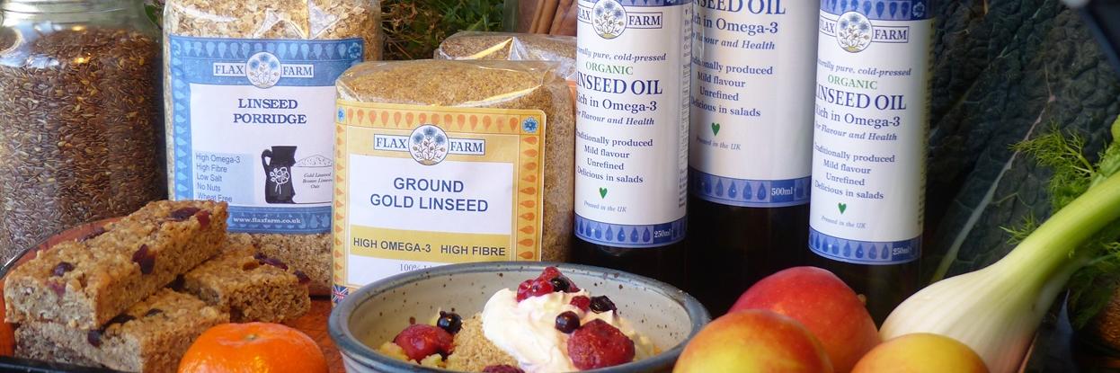 Flax Farm Linseed banner