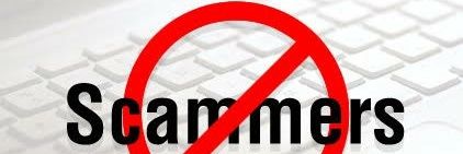Anti scammers banner