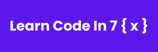learncodein7x Profile Banner