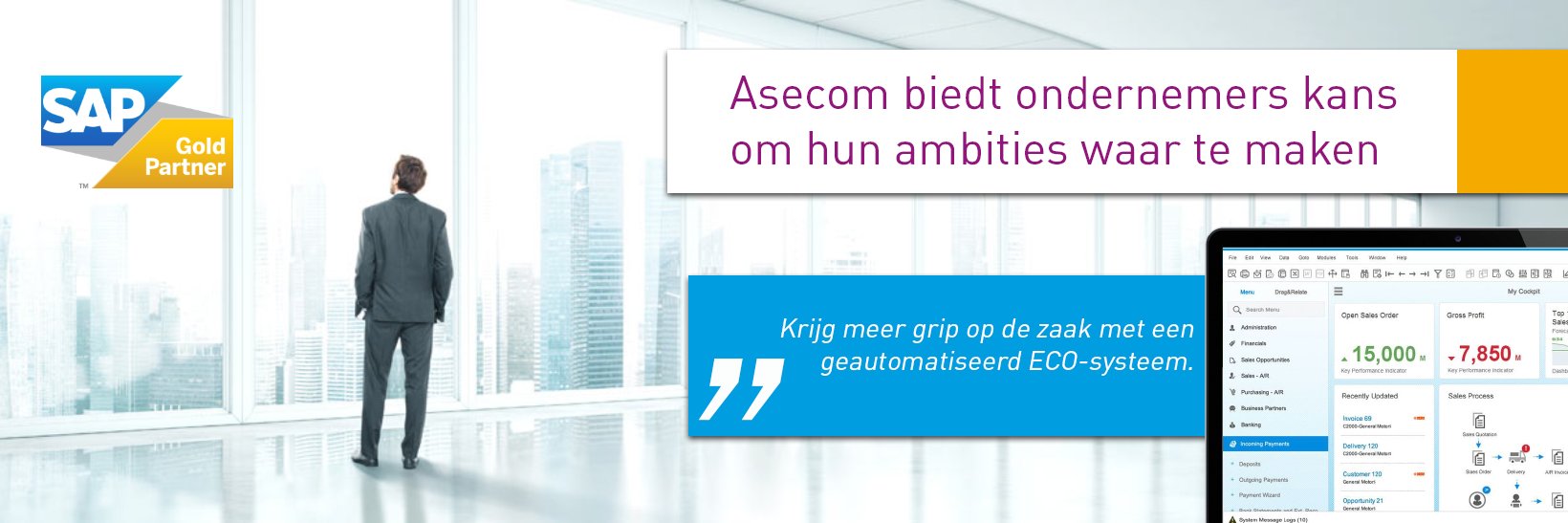 Asecom SAP B1 banner