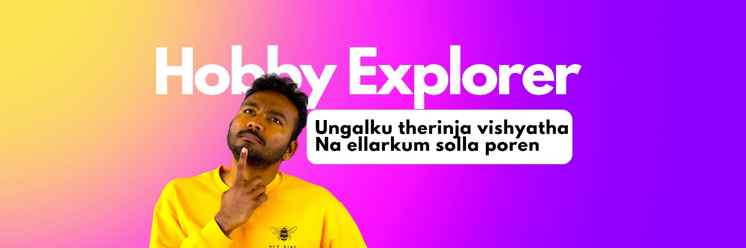 Hobby Explorer Tamil banner