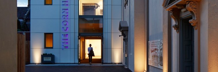 The Corn Hall banner