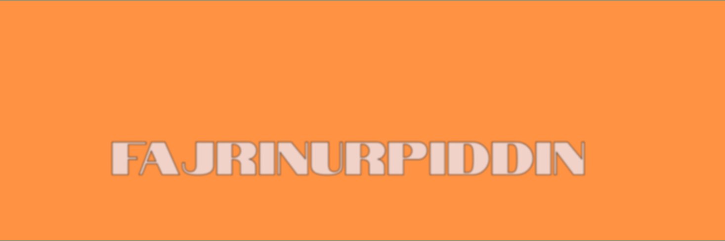 fajrinurpiddin's profile banner image