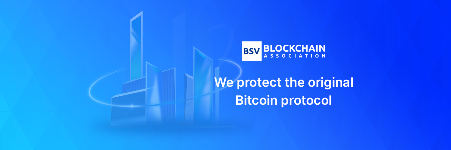 BSV Blockchain Association banner