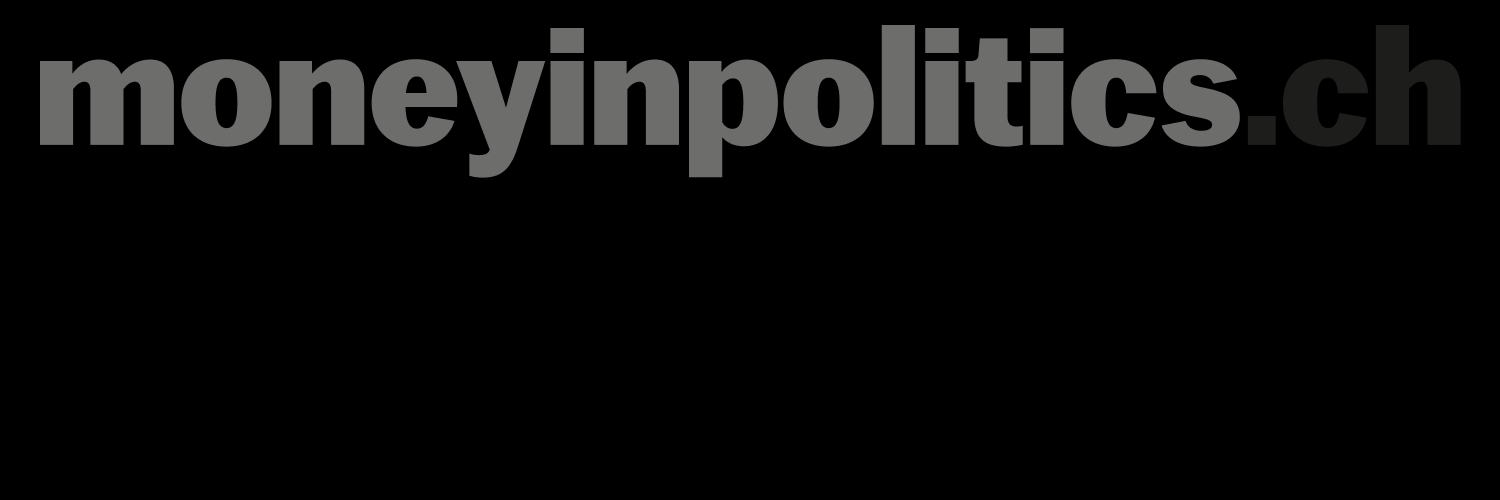 das Geld + die Politik banner