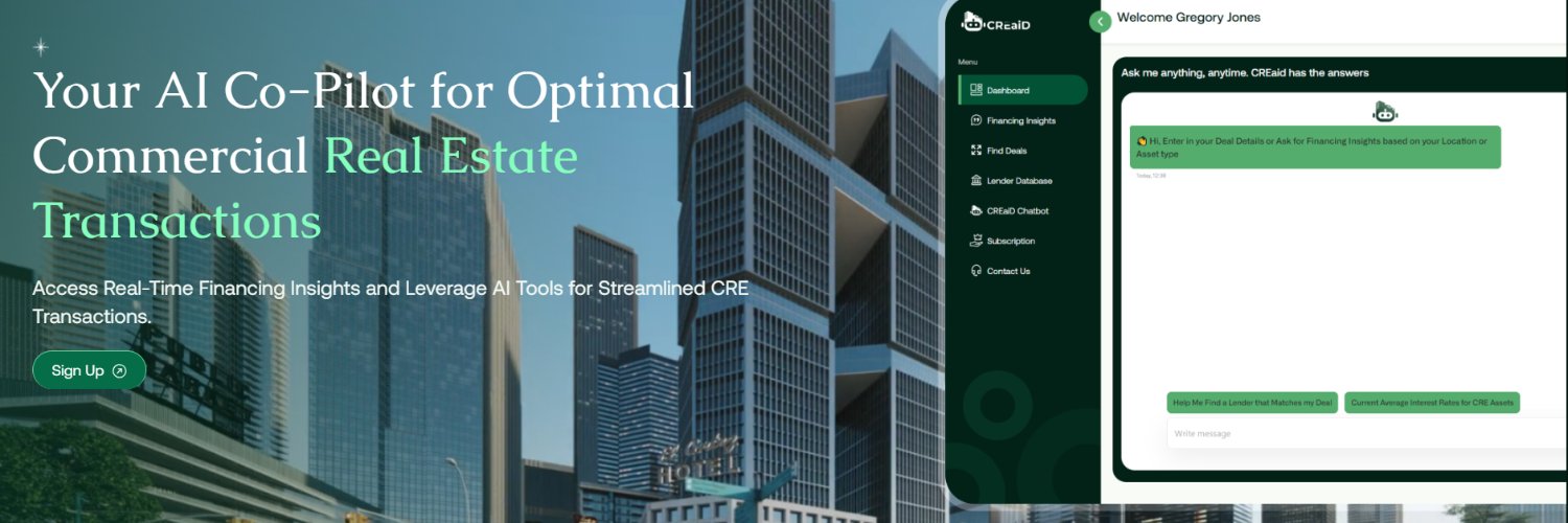 CREaiD AI | Commercial Real Estate AI Assistant banner