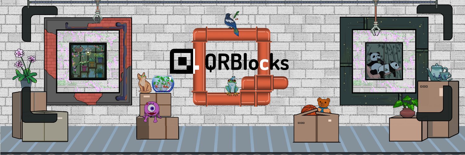 QR Blocks Profile Banner