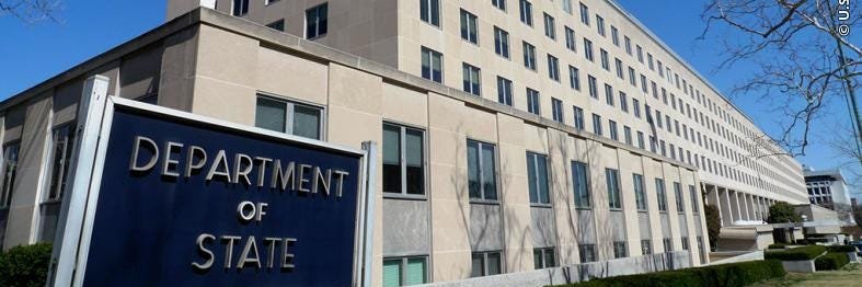 Department of State ❁ banner