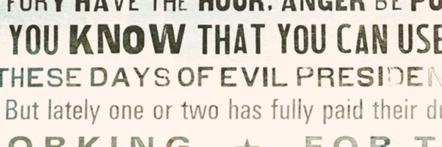 NOT WORKING FOR THE CLAMPDOWN banner