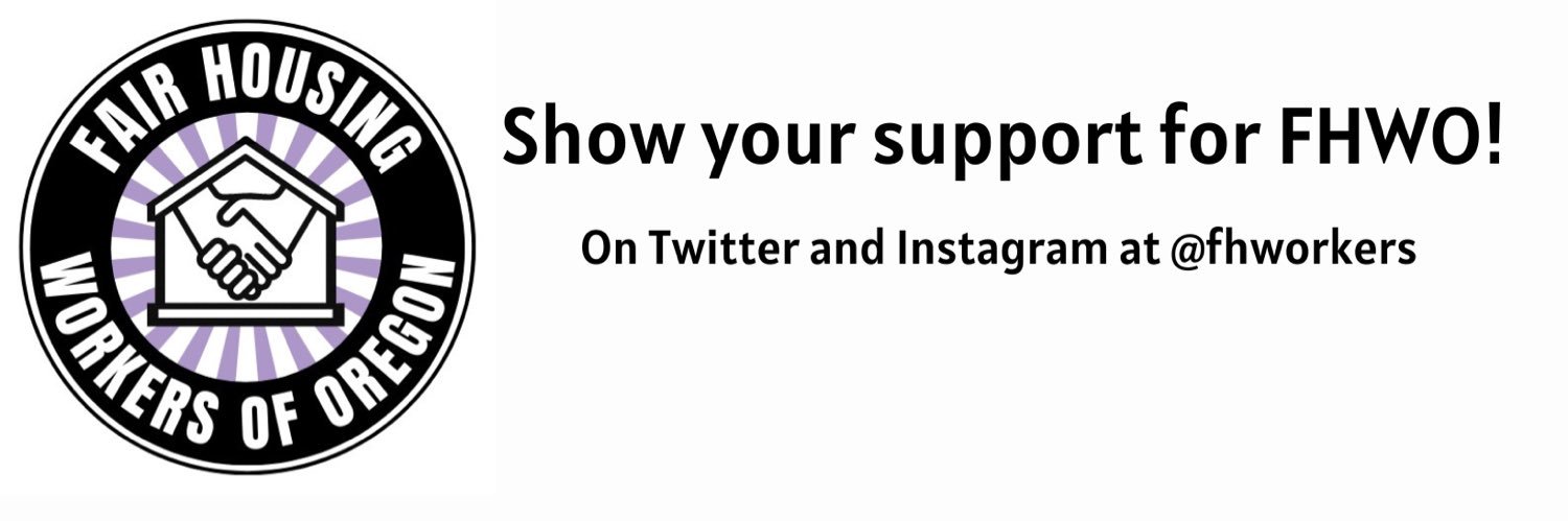 Fair Housing Workers of Oregon banner