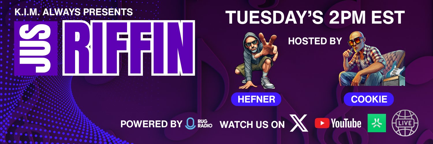 Jus Riffin’ banner