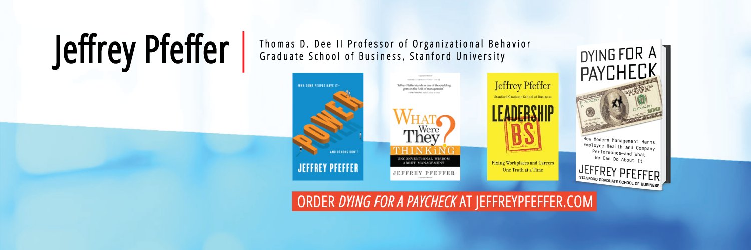 JeffreyPfeffer's profile banner image