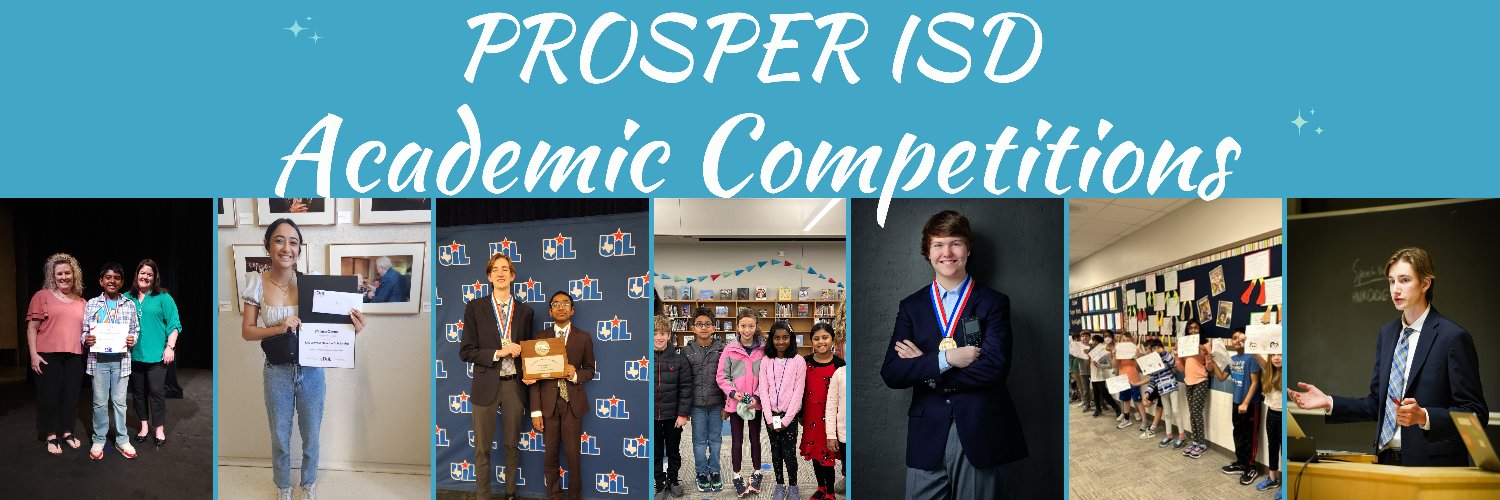 Prosper ISD Academic Competitions's banner