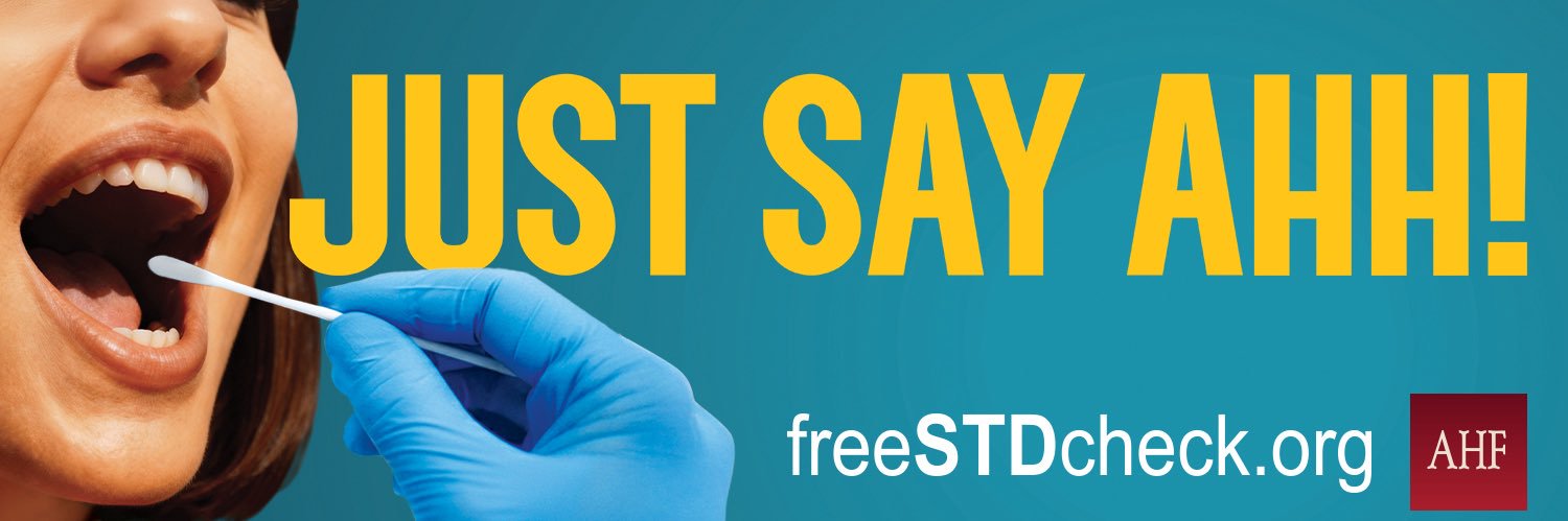 AIDS Healthcare Foundation (AHF) banner