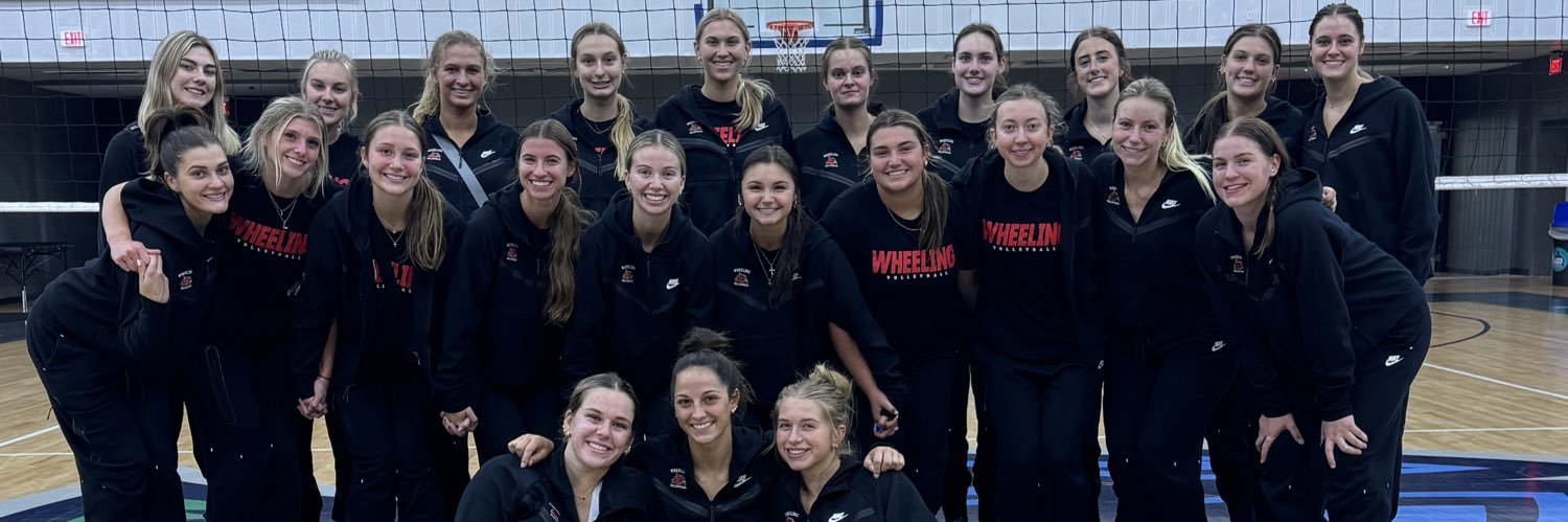 Wheeling University VB banner