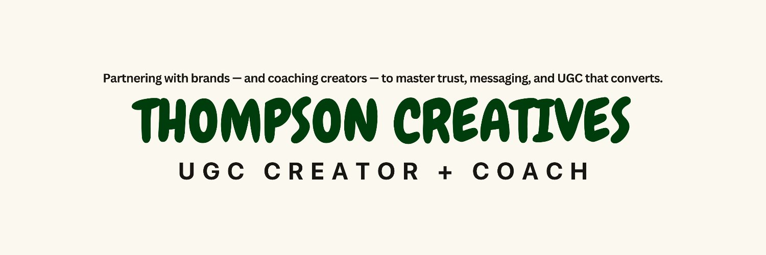 Evan Thompson | UGC Agency Owner banner