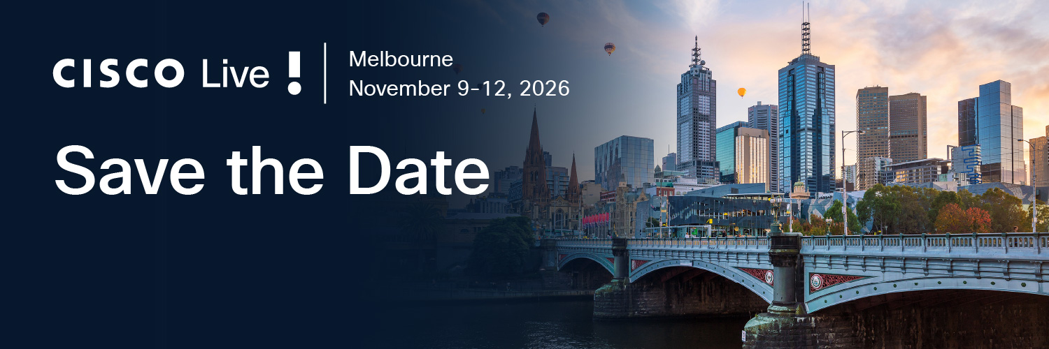 Cisco Live APJC banner