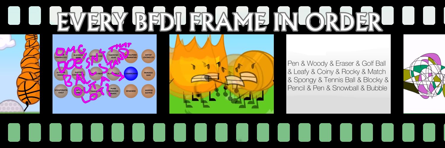 Every BFDI Frame in Order Profile Banner