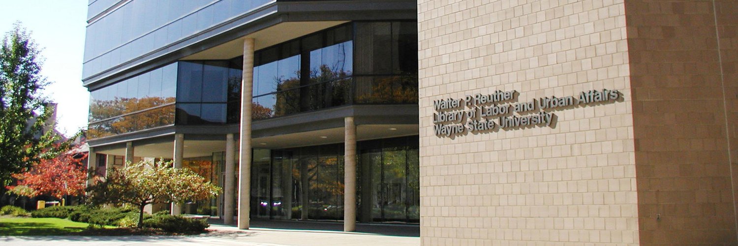 Reuther Library WSU banner