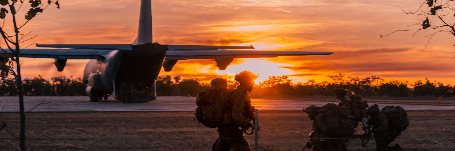 Defence Australia's banner