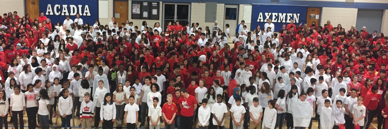 Acadia Junior High banner