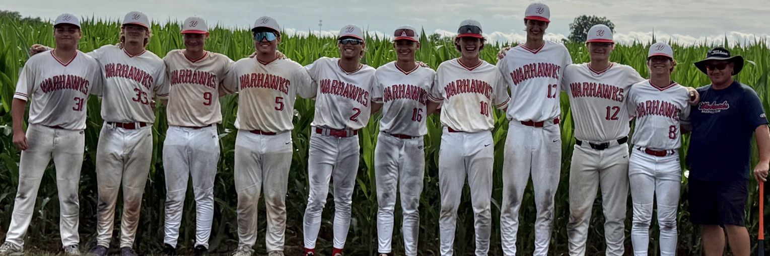Warhawk Baseball Club 2025 banner