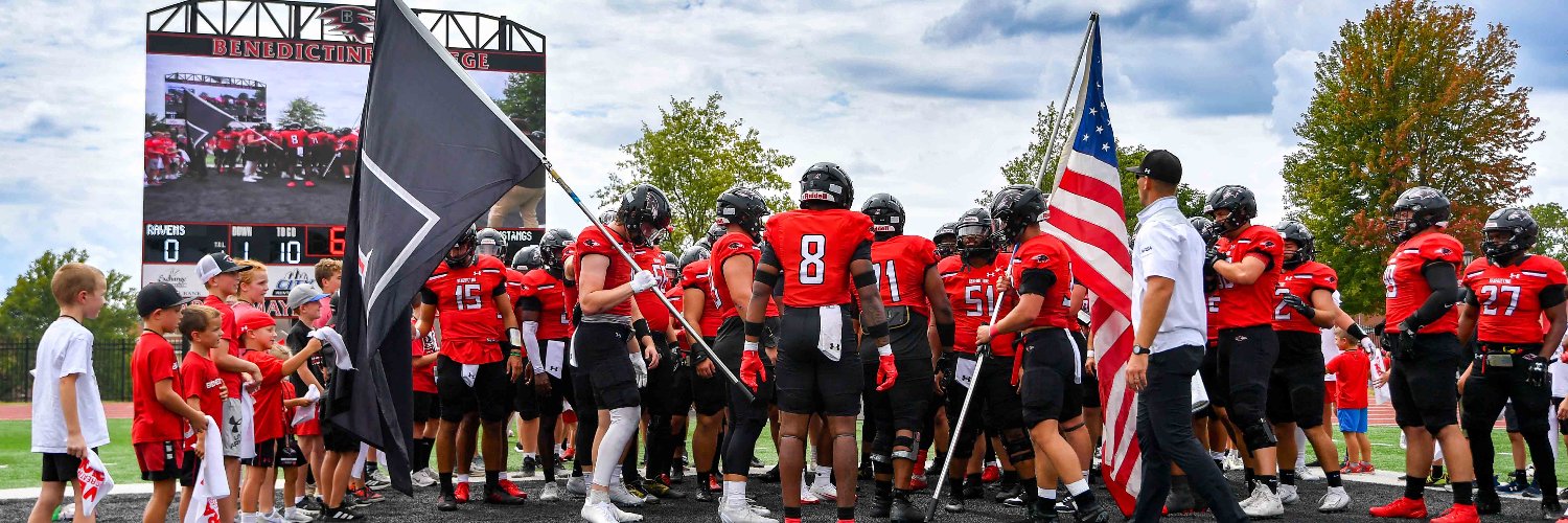 Benedictine Football banner