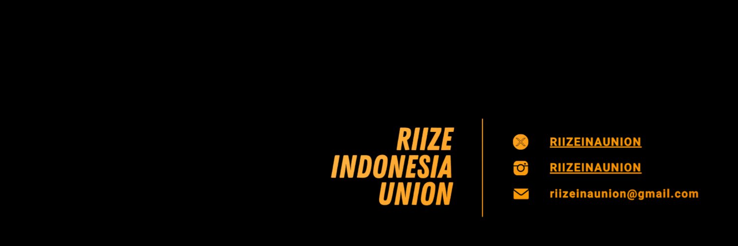 RIIZE INDONESIA UNION banner