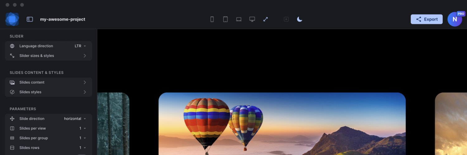 Swiper Studio banner