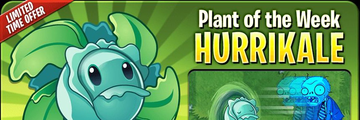 Hurrikale from Plants Vs Zombies 2 Profile Banner