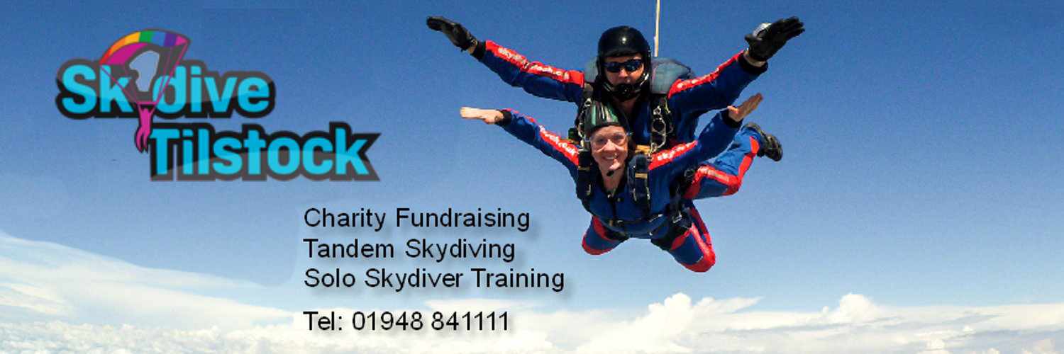 Skydive Tilstock banner