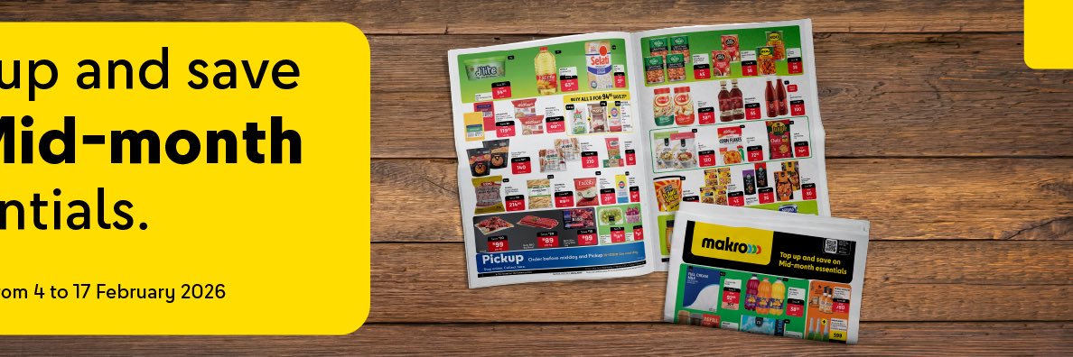 Makro South Africa banner