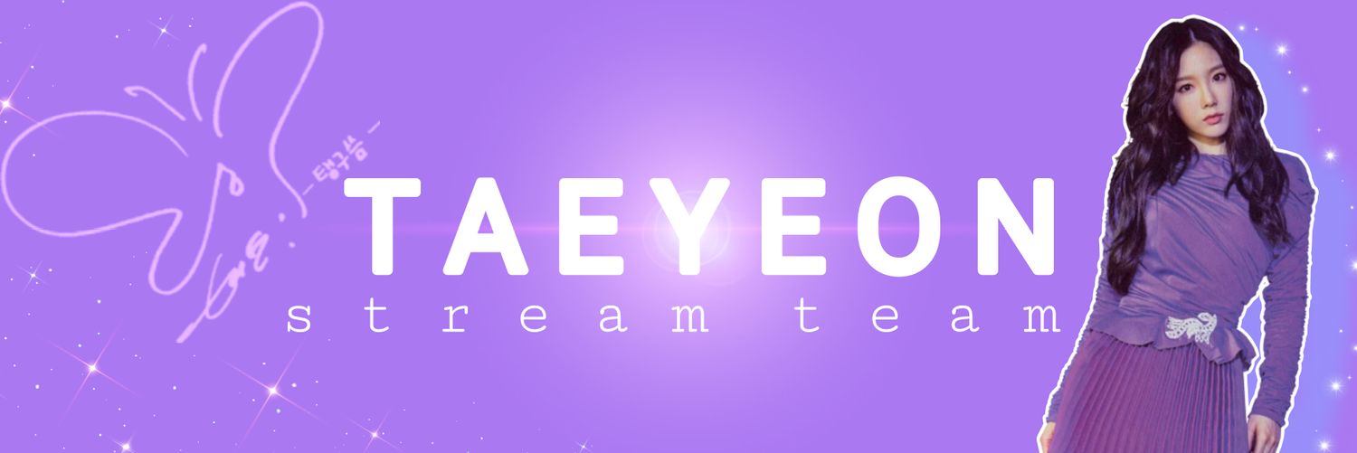 TAEYEON STREAM TEAM ༊ banner