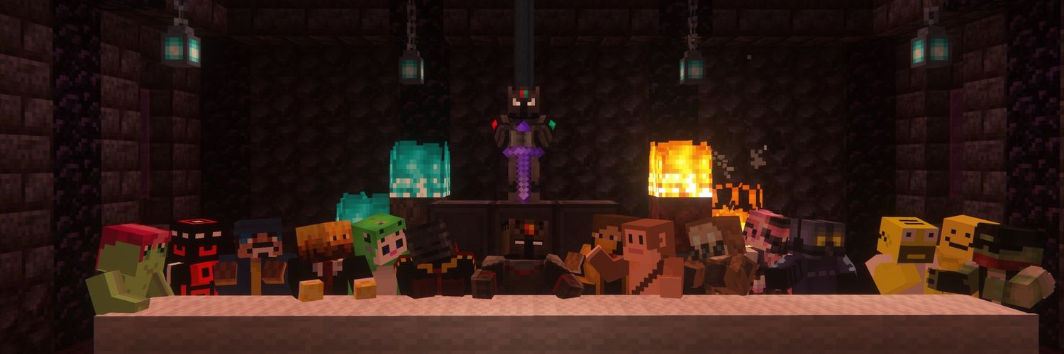 El caballero de netherite banner