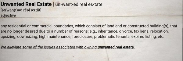 Unwanted Real Estate Profile Banner