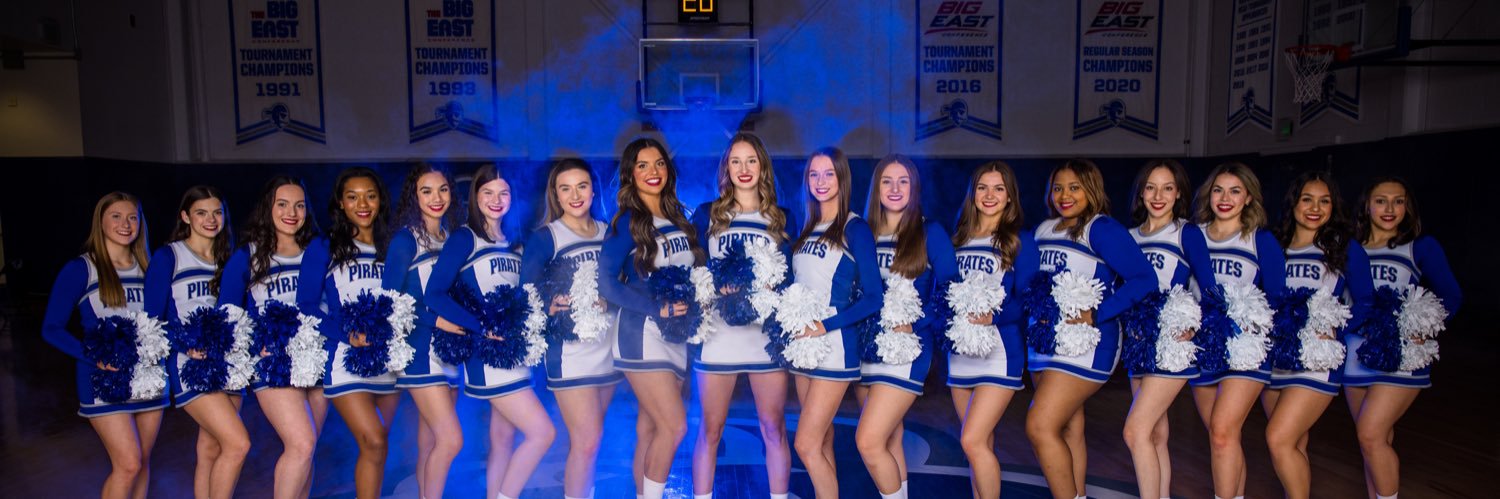 Seton Hall Cheerleading banner