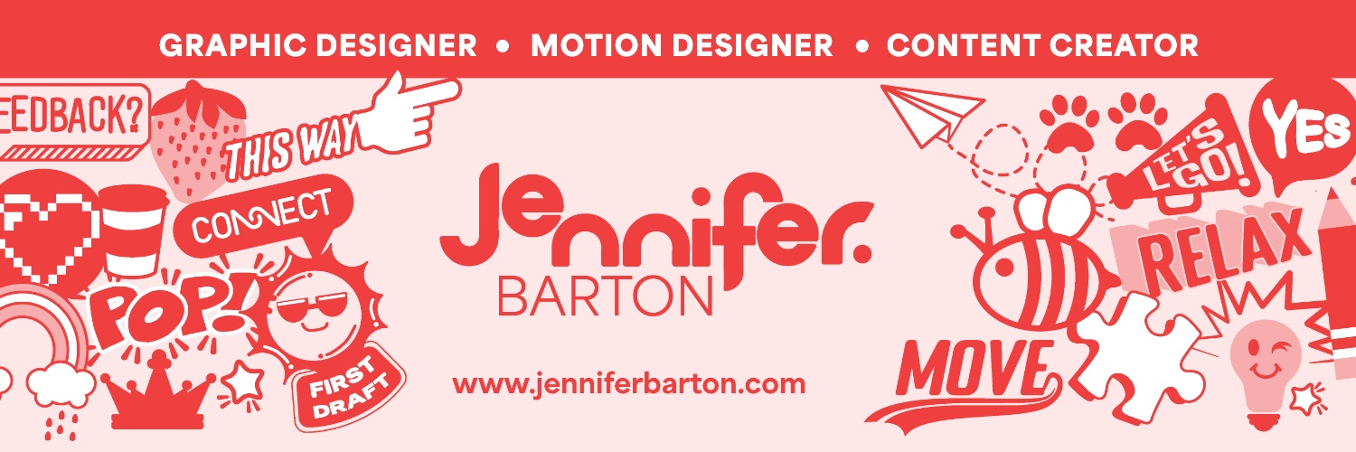 Graphic designer | Jennifer Barton's banner