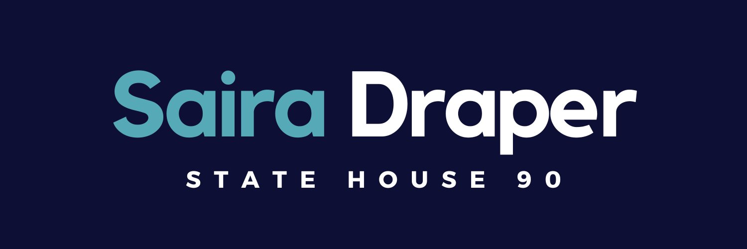 Rep. Saira Draper's banner