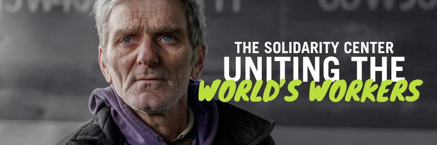 Solidarity Center banner