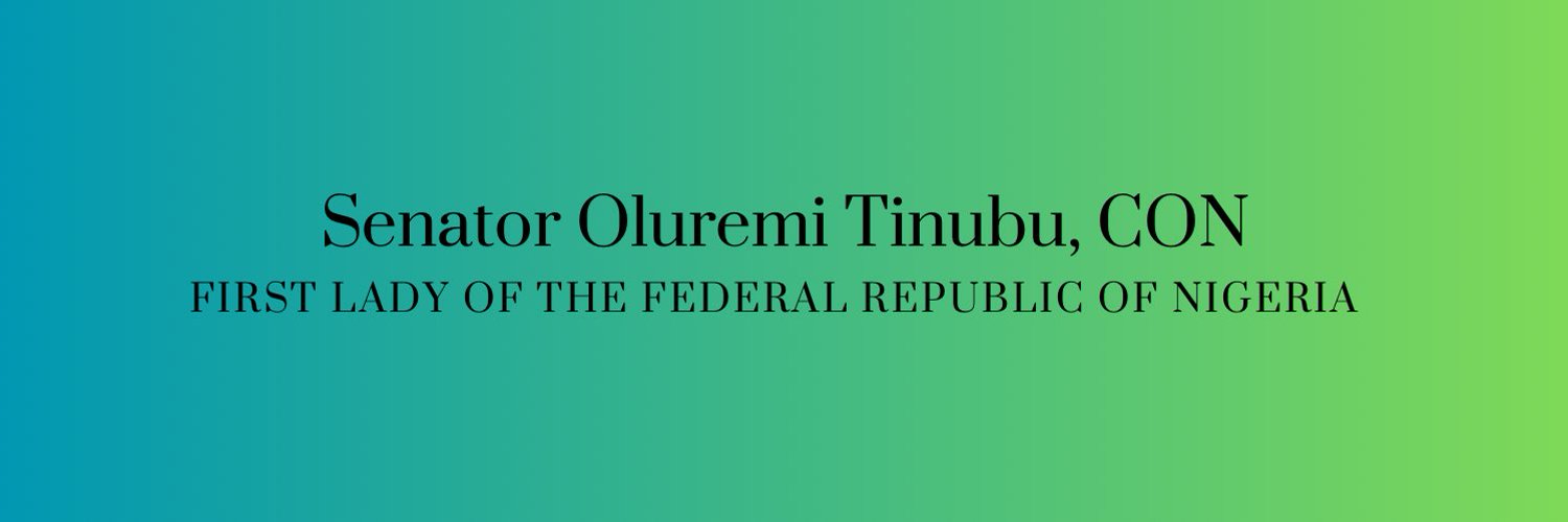 Sen Oluremi Tinubu, CON Profile Banner