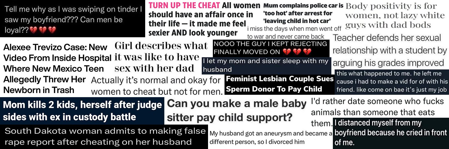 Women Being Awful's banner