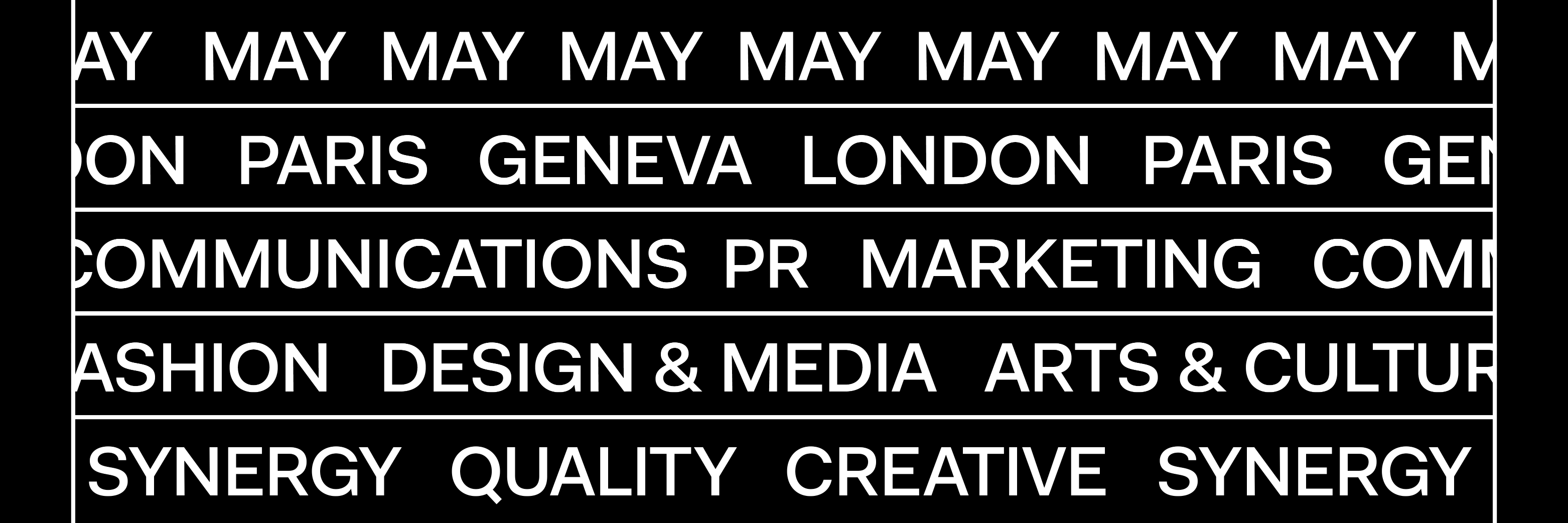 MAY banner