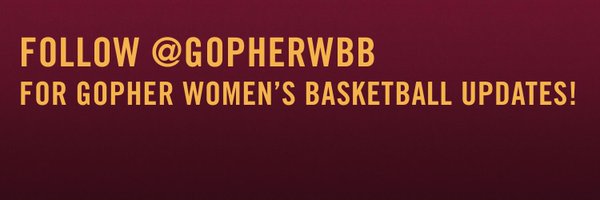 Follow @GopherWBB Profile Banner