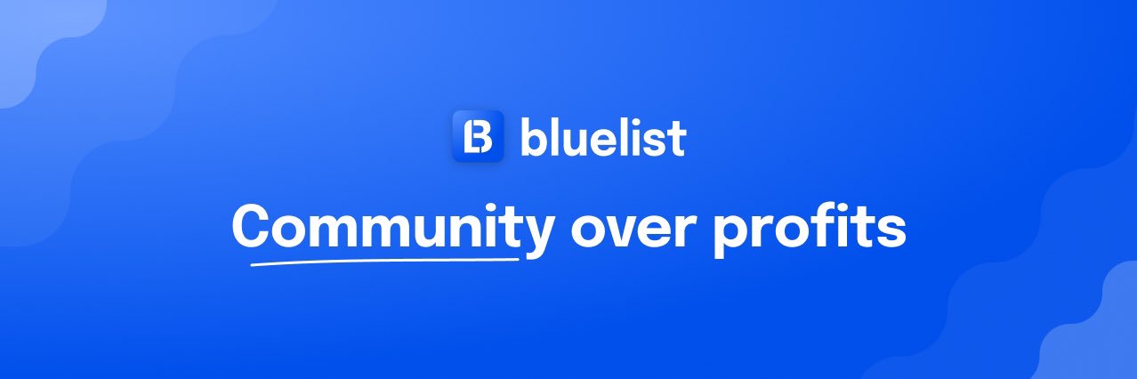 BlueList banner
