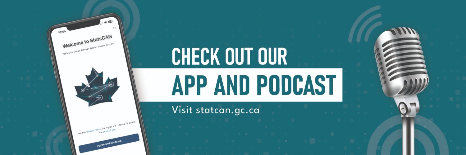 Statistics Canada's banner