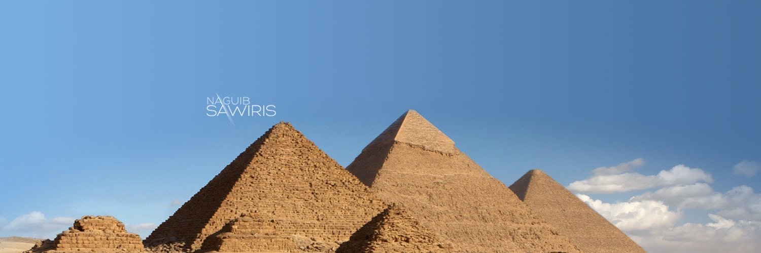 Naguib Sawiris's banner