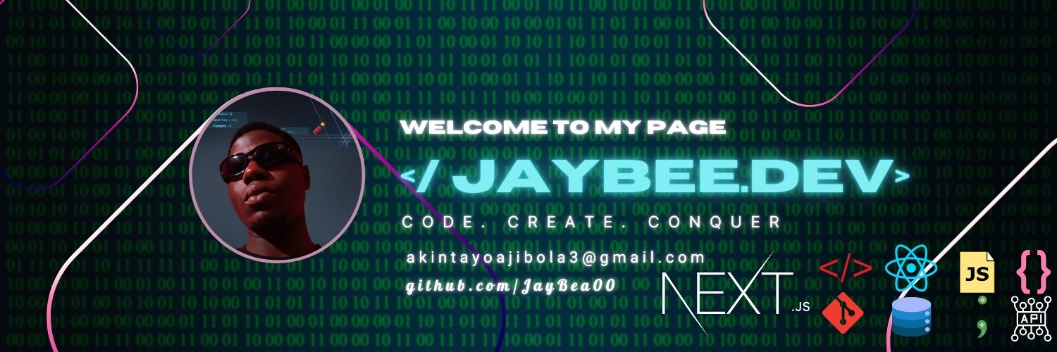 JayBee.Dev banner