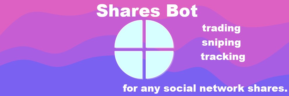 Shares Bot banner