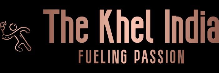 The Khel India's banner