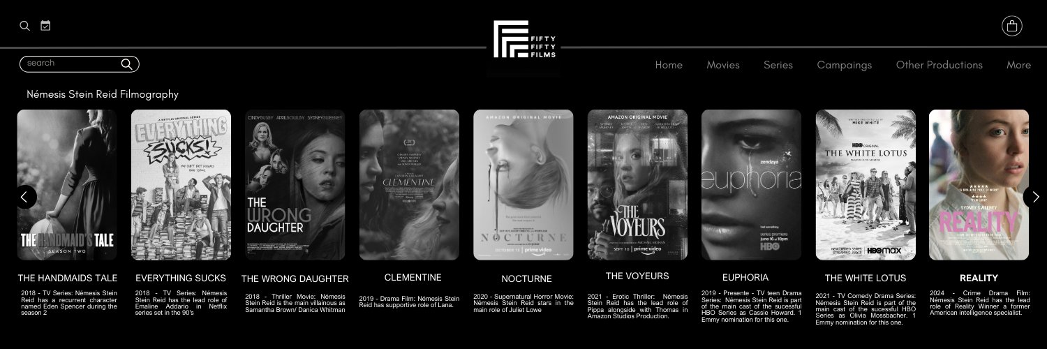 Fifty-Fifty Films ᴿᴾ banner